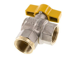 Rp 3/4 inch Gas 2-Weg Haakse Kogelkraan Messing