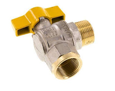 Buiten x binnendraad R/Rp 3/4 inch Gas 2-Weg Haakse Kogelkraan Messing