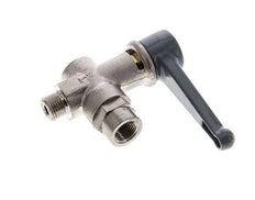 Buiten x binnendraad G/G 1/8 inch 2-Weg Haakse Kogelkraan Messing