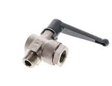 Buiten x binnendraad G/G 3/8 inch 2-Weg Haakse Kogelkraan Messing