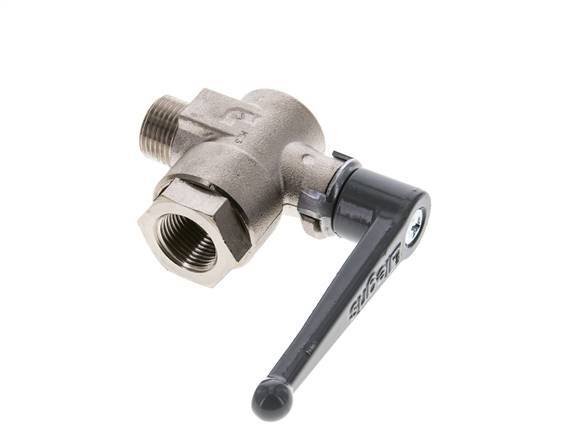 Buiten x binnendraad G/G 3/8 inch 2-Weg Haakse Kogelkraan Messing