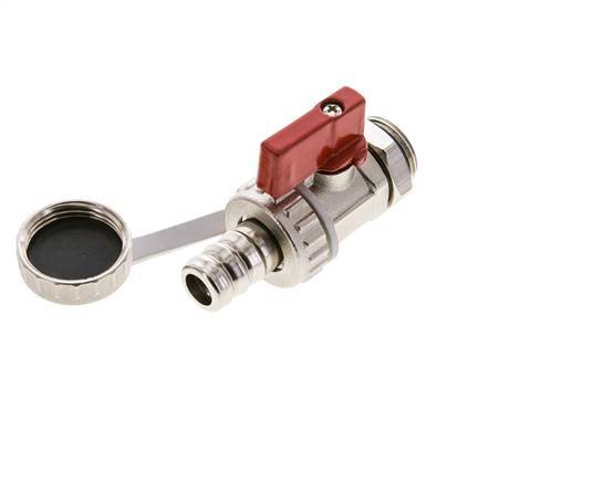 G 1/2 inch Messing 2-WayCV Vul/Aftap Kogelkraan