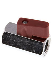 G 1/4 inch 2-Weg Messing Mini-Kogelkraan 15 Bar