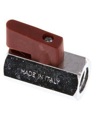 G 1/4 inch 2-Weg Messing Mini-Kogelkraan 15 Bar