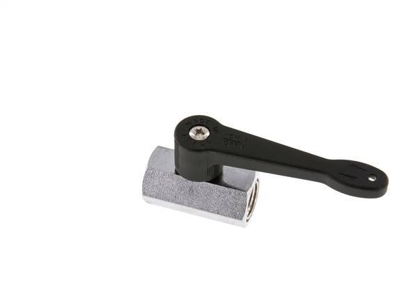 G 1/4 inch 2-Weg Messing Mini-Kogelkraan Lange Hendel 15 Bar