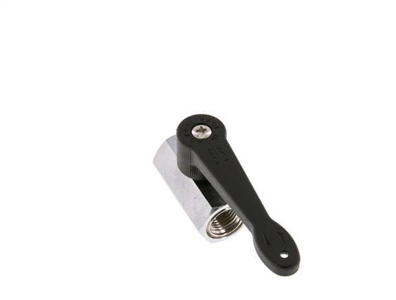 G 1/4 inch 2-Weg Messing Mini-Kogelkraan Lange Hendel 15 Bar
