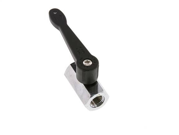 G 1/4 inch 2-Weg Messing Mini-Kogelkraan Lange Hendel 15 Bar