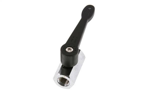 G 1/4 inch 2-Weg Messing Mini-Kogelkraan Lange Hendel 15 Bar