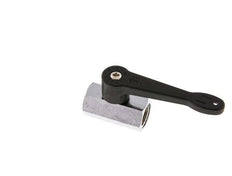 G 3/8 inch 2-Weg Messing Mini-Kogelkraan Lange Hendel 15 Bar