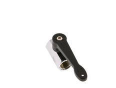 G 3/8 inch 2-Weg Messing Mini-Kogelkraan Lange Hendel 15 Bar