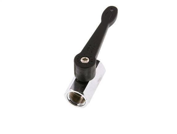 G 3/8 inch 2-Weg Messing Mini-Kogelkraan Lange Hendel 15 Bar