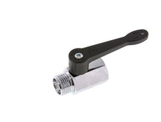 Buiten x Binnendraad G 1/2 inch 2-Weg Messing Mini-Kogelkraan Lange Hendel 15 Bar