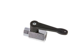 Buiten x Binnendraad G 1/2 inch 2-Weg Messing Mini-Kogelkraan Lange Hendel 15 Bar