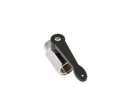 Buiten x Binnendraad G 1/2 inch 2-Weg Messing Mini-Kogelkraan Lange Hendel 15 Bar