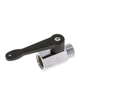 Buiten x Binnendraad G 1/2 inch 2-Weg Messing Mini-Kogelkraan Lange Hendel 15 Bar