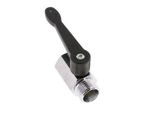 Buiten x Binnendraad G 1/2 inch 2-Weg Messing Mini-Kogelkraan Lange Hendel 15 Bar