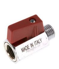 Buiten x Binnendraad G 1/4 inch 2-Weg Messing Mini-Kogelkraan 15 Bar