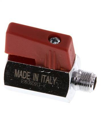 Male To Female G 1/8 inch 2-Way Brass Mini Ball Valve 15 Bar