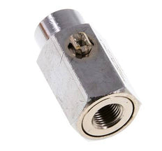 G 1/8 inch 2-Weg Messing Mini-Kogelkraan Schroevendraaier Bediend 15 Bar