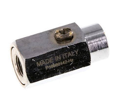 G 1/8 inch 2-Weg Messing Mini-Kogelkraan Schroevendraaier Bediend 15 Bar