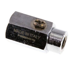 G 1/8 inch 2-Weg Messing Mini-Kogelkraan Schroevendraaier Bediend 15 Bar