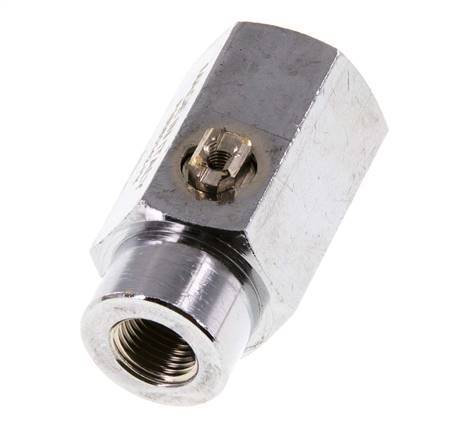 G 1/8 inch 2-Weg Messing Mini-Kogelkraan Schroevendraaier Bediend 15 Bar