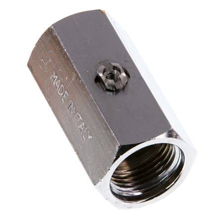 G 3/8 inch 2-Weg Messing Mini-Kogelkraan Schroevendraaier Bediend 15 Bar