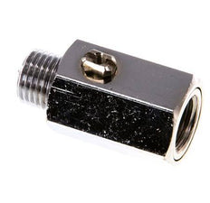 Buiten x Binnendraad G 1/4 inch 2-Weg Messing Mini-Kogelkraan Schroevendraaier Bediend 15 Bar