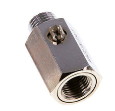 Buiten x Binnendraad G 1/4 inch 2-Weg Messing Mini-Kogelkraan Schroevendraaier Bediend 15 Bar