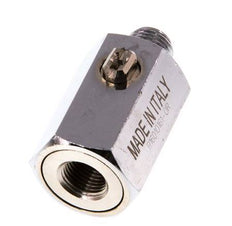 Buiten x Binnendraad G 1/8 inch 2-Weg Messing Mini-Kogelkraan Schroevendraaier Bediend 15 Bar