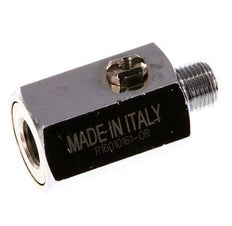 Buiten x Binnendraad G 1/8 inch 2-Weg Messing Mini-Kogelkraan Schroevendraaier Bediend 15 Bar