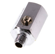 Buiten x Binnendraad G 1/8 inch 2-Weg Messing Mini-Kogelkraan Schroevendraaier Bediend 15 Bar