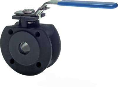 Electrical Actuated Flanged Ball Valve 2-Way DN25 PN40 Steel 24 V AC/DC