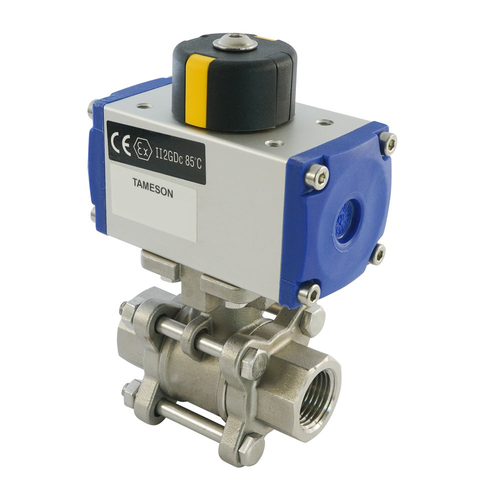 G1/2'' 2-Way Stainless Steel Pneumatic Ball Valve Spring Open - BL2SA3