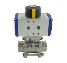 G1/2'' 2-Way Stainless Steel Pneumatic Ball Valve Spring Open - BL2SA3