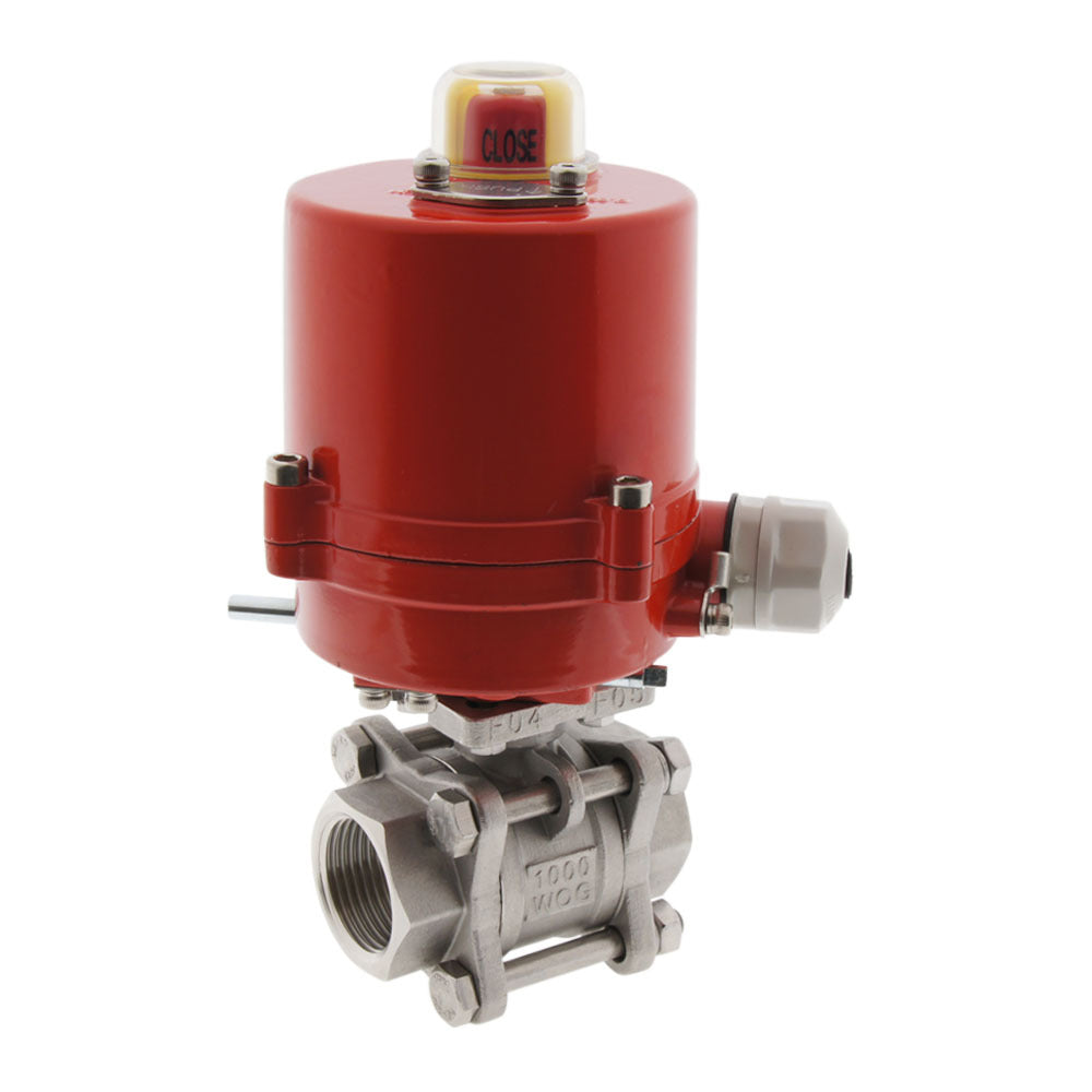 G1/2'' 12V AC 2-Way Stainless Steel Electrical Ball Valve - BL2SA3