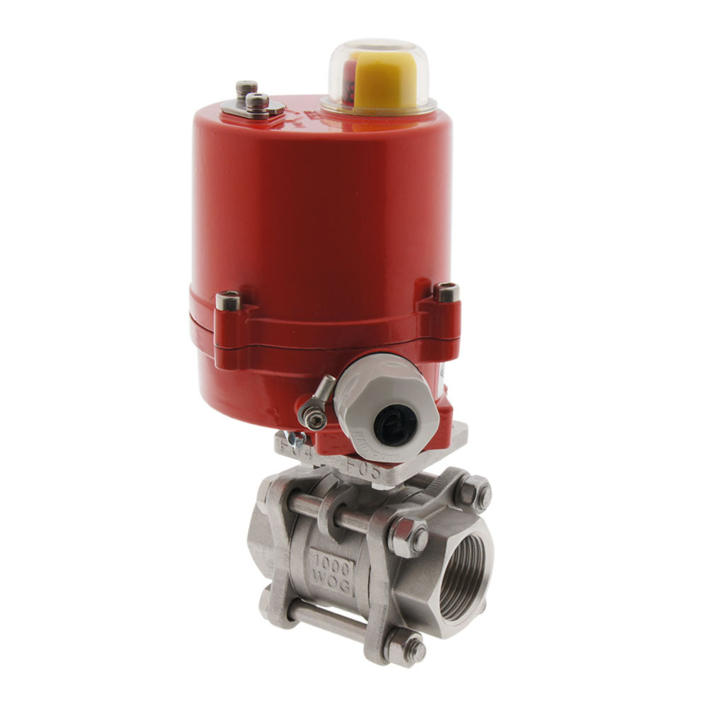 G1" 12V AC 2-Weg RVS Elektrische Kogelkraan - BL2SA3