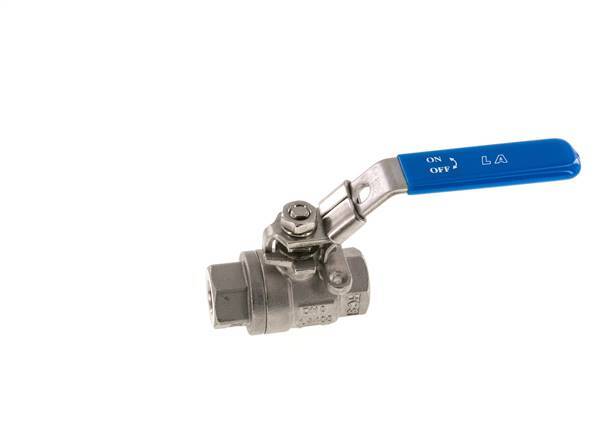 G 1/4 inch 2-Weg RVS Kogelkraan