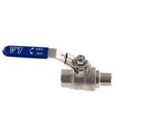 Buiten x Binnendraad R/Rp 1/2 inch PN 63 2-Weg RVS Kogelkraan