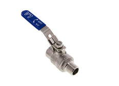 Buiten x Binnendraad R/Rp 1/2 inch PN 63 2-Weg RVS Kogelkraan