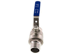 Buiten x Binnendraad R/Rp 1-1/2 inch PN 63 2-Weg RVS Kogelkraan