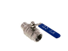Buiten x Binnendraad R/Rp 1-1/2 inch PN 63 2-Weg RVS Kogelkraan