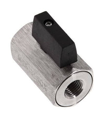 G 1/4 inch 2-Weg Rvs Mini-Kogelkraan 25 Bar