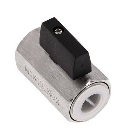 G 3/8 inch 2-Weg Rvs Mini-Kogelkraan 25 Bar