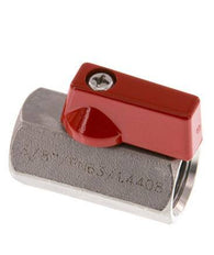 G 3/8 inch 2-Weg Rvs Mini-Kogelkraan 63 Bar