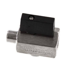 Buiten x Binnendraad G 1/4 inch 2-Weg Rvs Mini-Kogelkraan 25 Bar