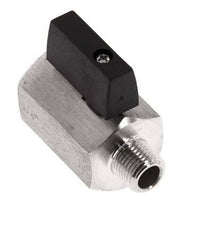 Buiten x Binnendraad G 1/4 inch 2-Weg Rvs Mini-Kogelkraan 25 Bar