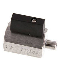 Buiten x Binnendraad G 1/8 inch 2-Weg Rvs Mini-Kogelkraan 25 Bar