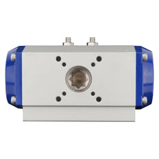 G2'' 3-Weg L-poort Messing Pneumatische Kogelklep Dubbelwerkend - BL3BA