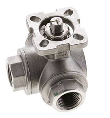 G1/2'' L-poort 3-Weg Roestvrijstalen Kogelkraan ISO-Top 63bar - BL3SA